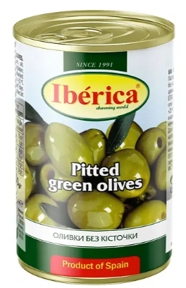 Оливки Iberica без кісточки 420 г